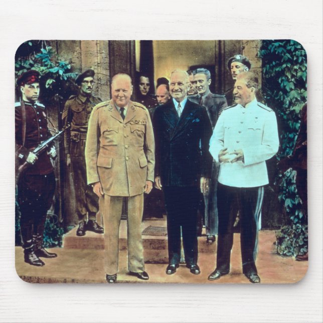 Alfombrilla De Ratón Presidente Truman y Joseph Stalin (Frente)