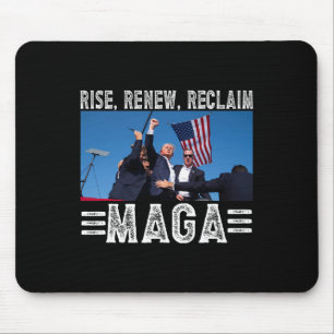 Alfombrilla De Ratón Presidente Trump 45 47 Mega Ascenso Renovar Reclam