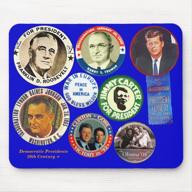 Alfombrilla De Ratón Presidentes Democratic - Mousepad (Frente)