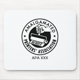 Alfombrilla De Ratón Presione la almohadilla del ratón APA para person