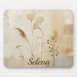 Alfombrilla De Ratón Pressed Flowers and Grass Mouse Pad