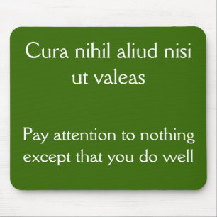 Alfombrilla De Ratón Prestar atención, hacer bien