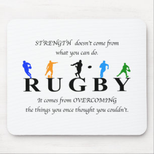 Alfombrilla De Ratón Presupuesto Inspirador Rugby