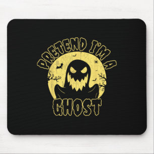 Alfombrilla De Ratón Pretende que soy un fantasma disfraz Halloween