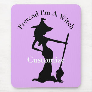 Alfombrilla De Ratón Pretende que soy una bruja Thunder_Cove