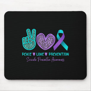 Alfombrilla De Ratón Prevención de amor por la paz Suicidio Conciencia