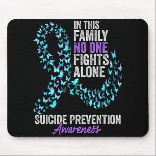 Alfombrilla De Ratón Prevención del suicidio Conciencia Mes Butterflies