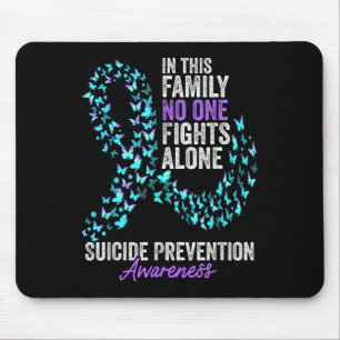 Alfombrilla De Ratón Prevención del suicidio Conciencia Mes Butterflies