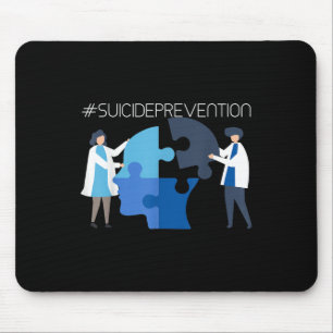 Alfombrilla De Ratón Prevención del suicidio: concienciación sobre salu
