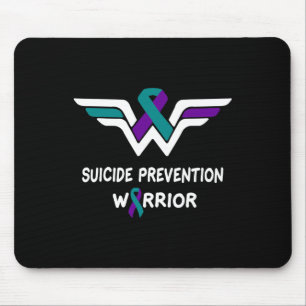 Alfombrilla De Ratón Prevención del Suicidio Guerrero De Concienciación