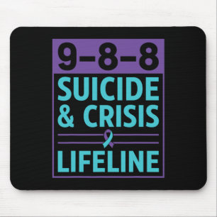 Alfombrilla De Ratón Prevención Del Suicidio Por Suicidio Y Crisis