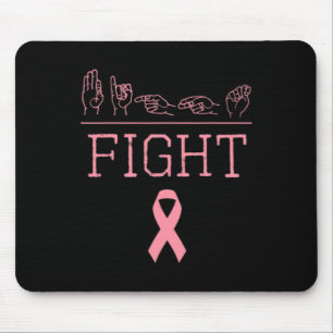 Alfombrilla De Ratón Pride Asl Lucha contra el Cáncer de Mama Sensibili
