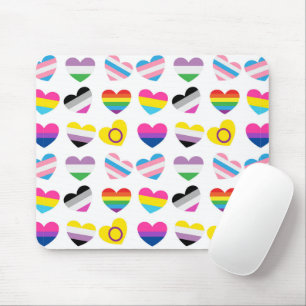 Alfombrilla De Ratón Pride Hearts Mousepad