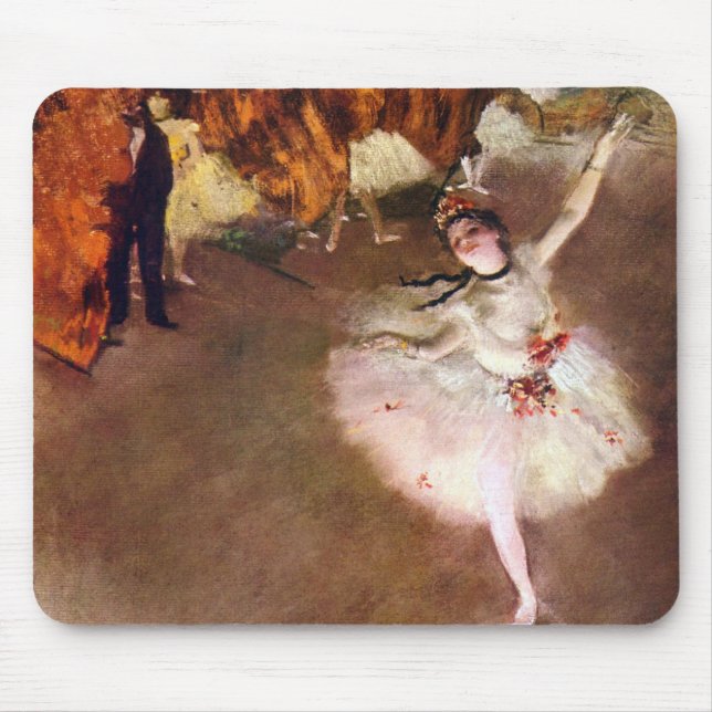 Alfombrilla De Ratón Prima Ballerina, Rosita Mauri por Edgar Degas (Frente)