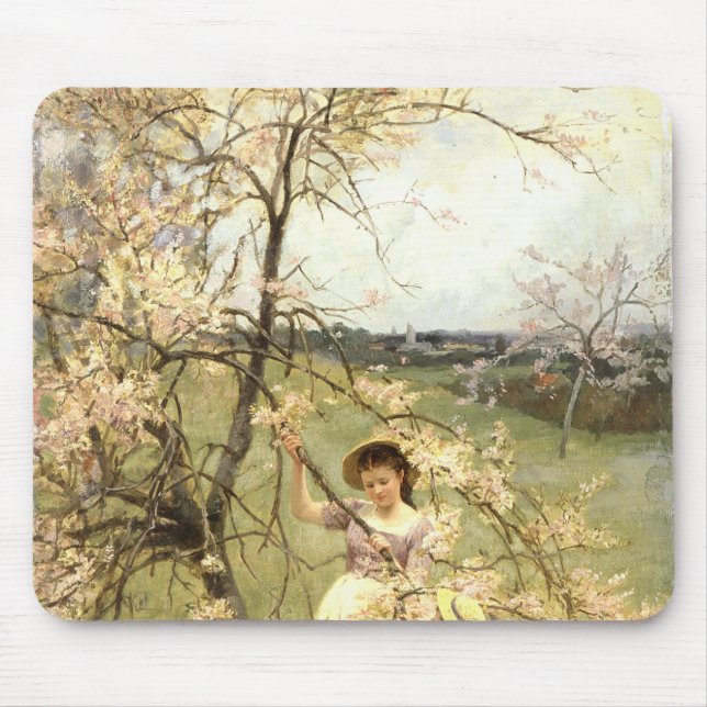Alfombrilla De Ratón Primavera, c.1880 (Frente)