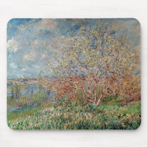 Alfombrilla De Ratón Primavera de Claude Monet el  , 1880-82