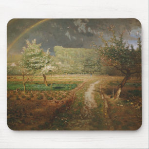 Alfombrilla De Ratón Primavera en Barbizon, 1868-73