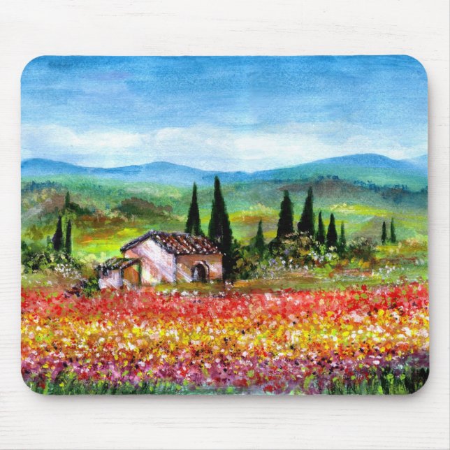 Alfombrilla De Ratón PRIMAVERA EN TOSCANA - Personalizado (Frente)