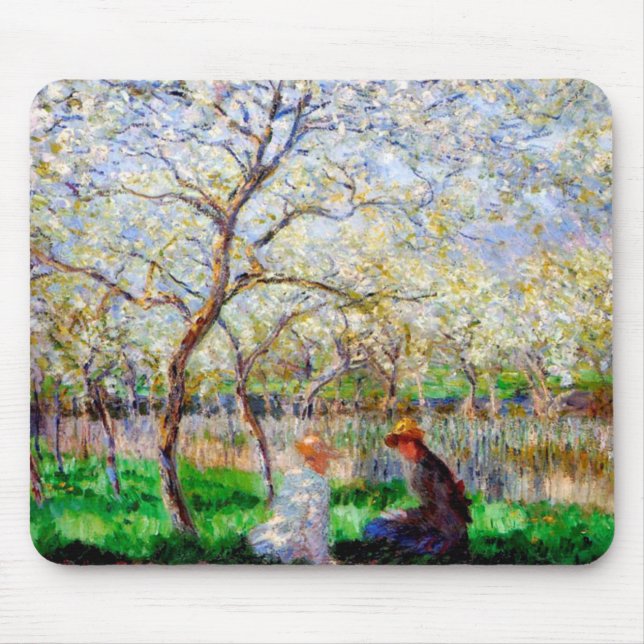 Alfombrilla De Ratón Primavera, Monet (Frente)