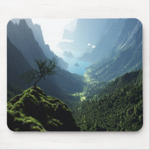 Alfombrilla De Ratón Primavera Mousepad de la montaña