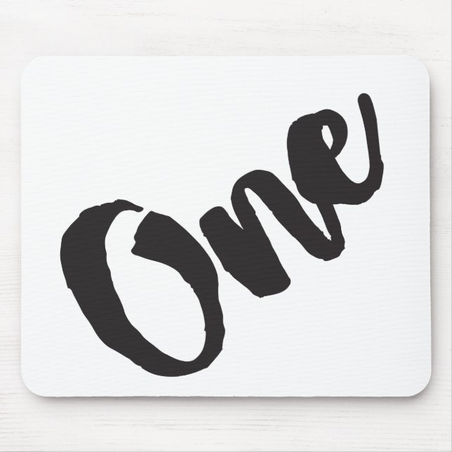 Alfombrilla De Ratón Primer cumpleaños Mi primer año (Frente)