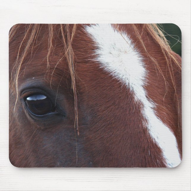 Alfombrilla De Ratón Primer de la cara del caballo (Frente)