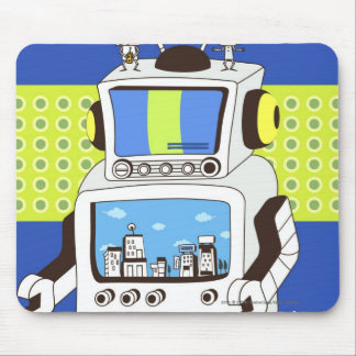Alfombrilla De Ratón Primer de un robot
