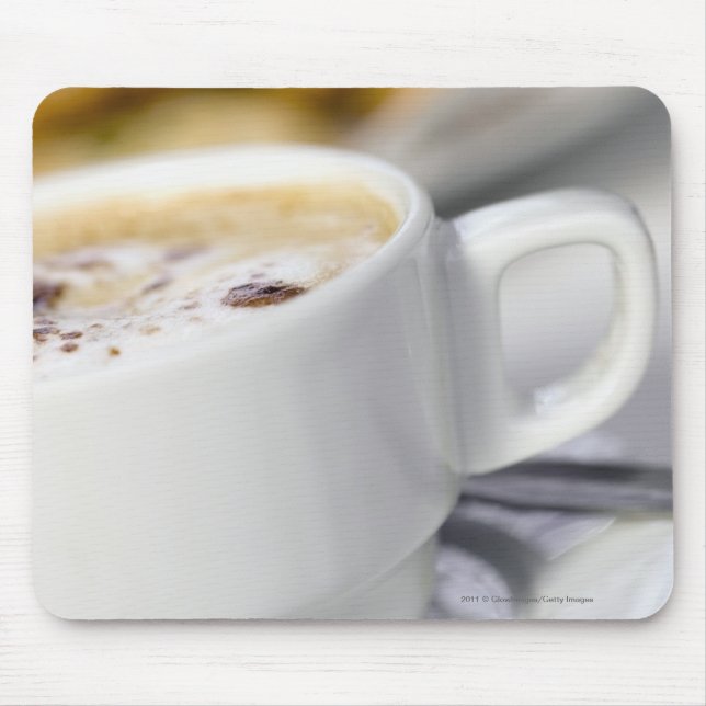 Alfombrilla De Ratón Primer de una taza de café (Frente)
