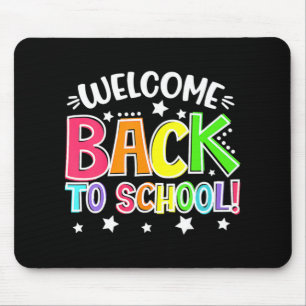 Alfombrilla De Ratón Primer día divertido profesor de colegio bienvenid