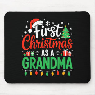 Alfombrilla De Ratón Primer Navidad como una abuela coincidente nueva N