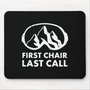 Alfombrilla De Ratón Primer Sillón Última Llamada Esquiador Camisa Esqu