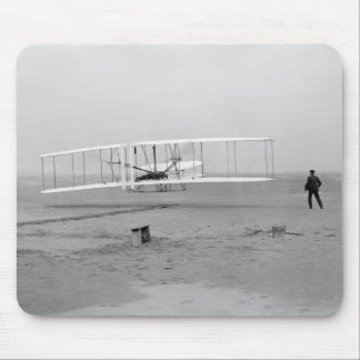 Alfombrilla De Ratón Primer vuelo acertado del aviador de Wright