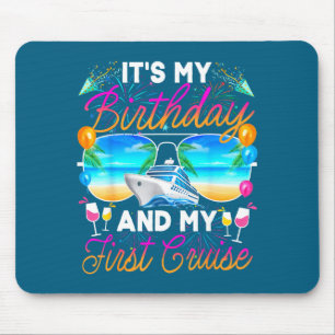 Alfombrilla De Ratón Primera celebración de cumpleaños en crucero