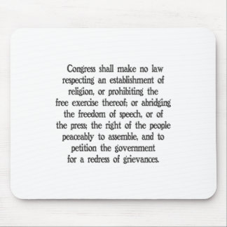 Alfombrilla De Ratón Primera Enmienda