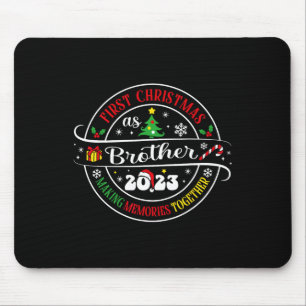 Alfombrilla De Ratón Primera Navidad Como Hermano Familia De Navidades
