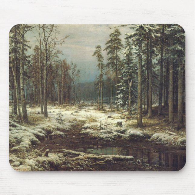 Alfombrilla De Ratón Primera nieve (Frente)