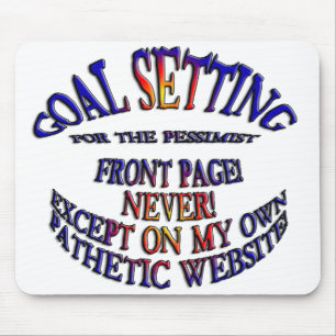 Alfombrilla De Ratón Primera página en línea nunca