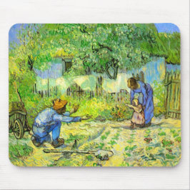 Alfombrilla De Ratón Primeros pasos, 1890 Vincent van Gogh.