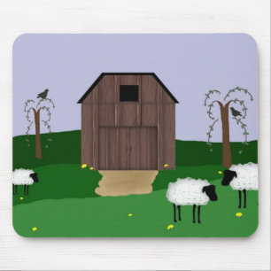 Alfombrilla De Ratón Primitive Barn Mousepad
