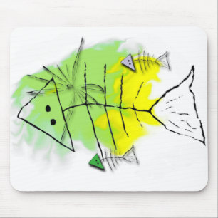 Alfombrilla De Ratón Primitive Fish Mousepad