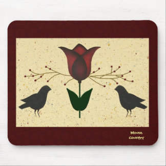 Alfombrilla De Ratón Primitive Tulip Mousepad