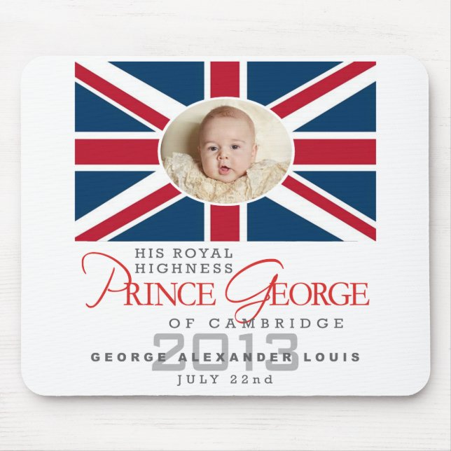 Alfombrilla De Ratón Prince George - William & Kate (Frente)