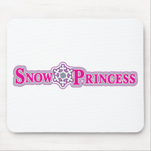 Alfombrilla De Ratón Princesa de nieve rosa