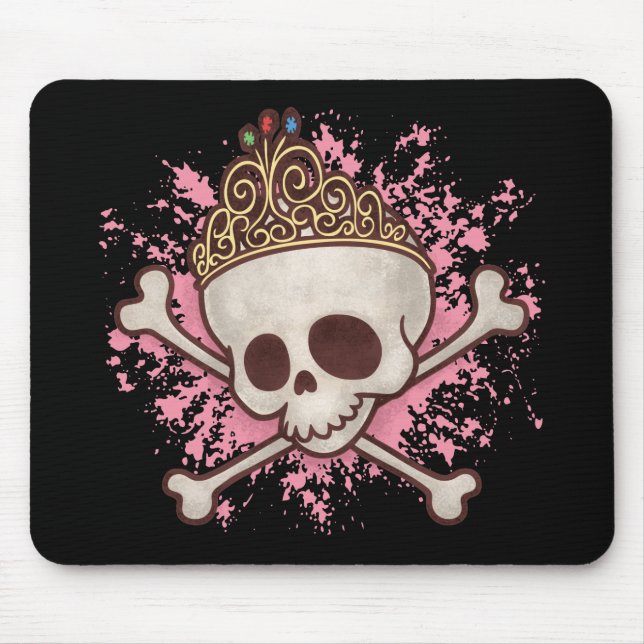Alfombrilla De Ratón Princesa del pirata - tiara (Frente)