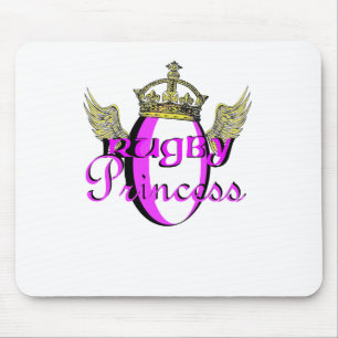 Alfombrilla De Ratón Princesa del rugbi