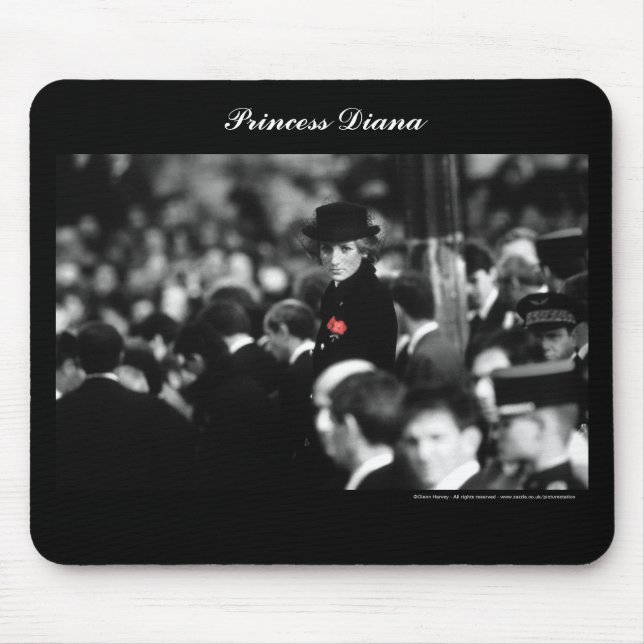 Alfombrilla De Ratón Princesa Diana - amapola (Frente)