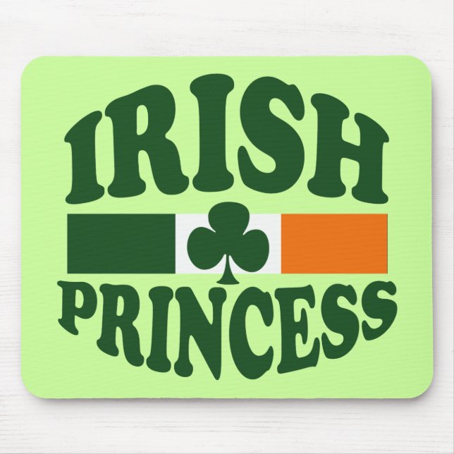 Alfombrilla De Ratón Princesa irlandesa clásica (Frente)