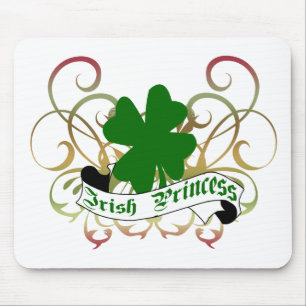 Alfombrilla De Ratón Princesa irlandesa Shamrock