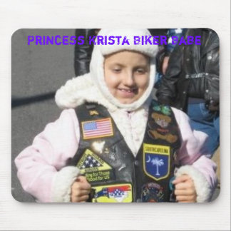 Alfombrilla De Ratón Princesa Krista Biker Babe