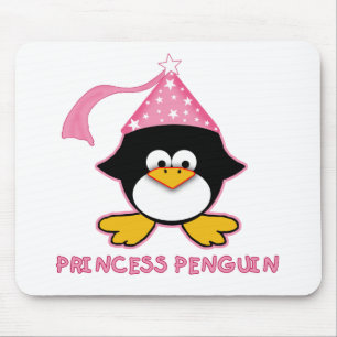 Alfombrilla De Ratón Princesa rosada Penguin